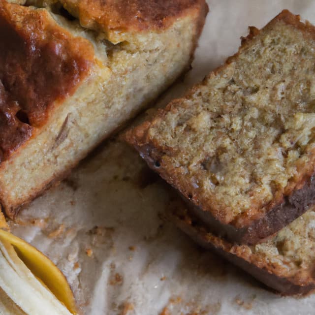 Receta de pan de plátano